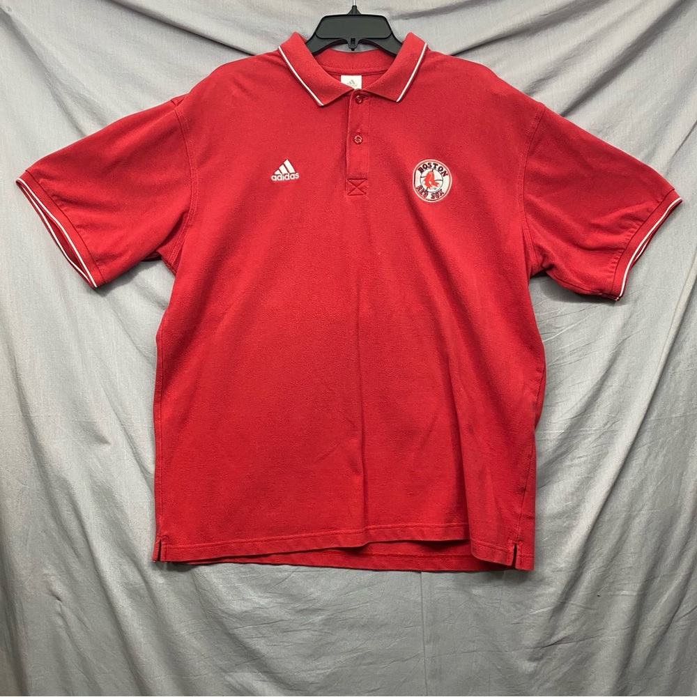 Boston Red Sox Adidas Polo‎ Collar Shirt Size | XL